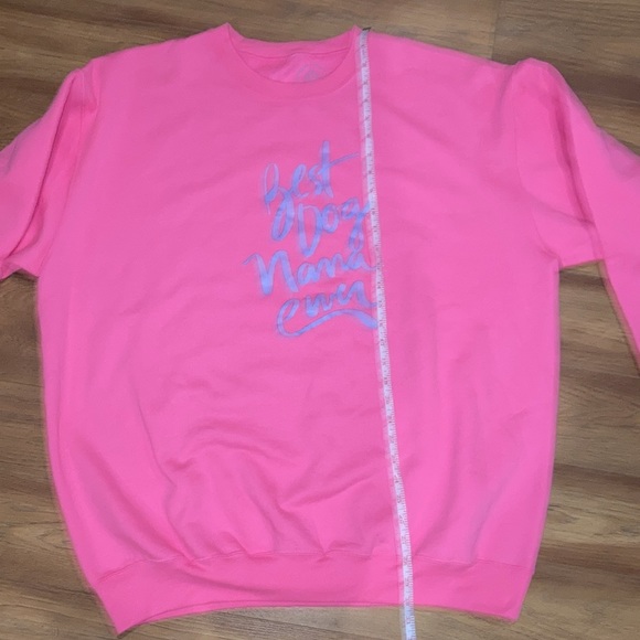 PAWZ Pink Crewneck "Best Dog Nana Ever" Size XXL - Picture 7 of 7